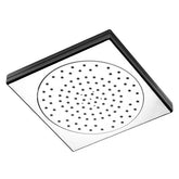 SOFFIONE DOCCIA QUADRATO IN ABS CROMATO EFFETTO GETTO PIOGGIA MODELLO SQUARE